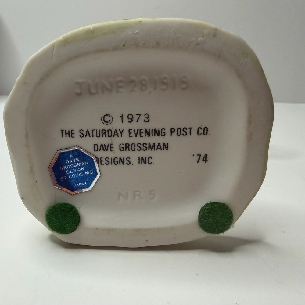 Vintage 1973 Norman Rockwell "Leapfrog" Figurine - Dave Grossman Designs (NR 9) - Picture 9 of 11